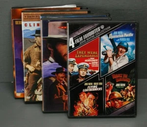 Clint Eastwood and John Wayne DVD's 8 Movies on 6 Discs - Picture 1 of 6