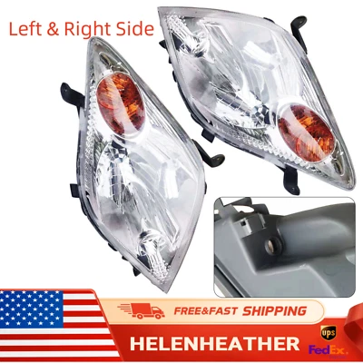 For 2004-2005 SCION Xa Pair Set Headlights Headlamps Driver & Passenger Side L+R - Image 1 of 4