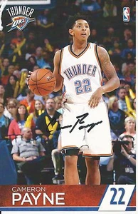 Cameron Payne Auto Signed OKC Thunder Photo Card Season Ticket Member ONLY - Picture 1 of 1