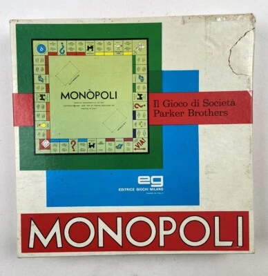 Monopoli Il Gioco di Societa Vintage 1961 Edición Italiana COMPLETO Foto 1 de 4
