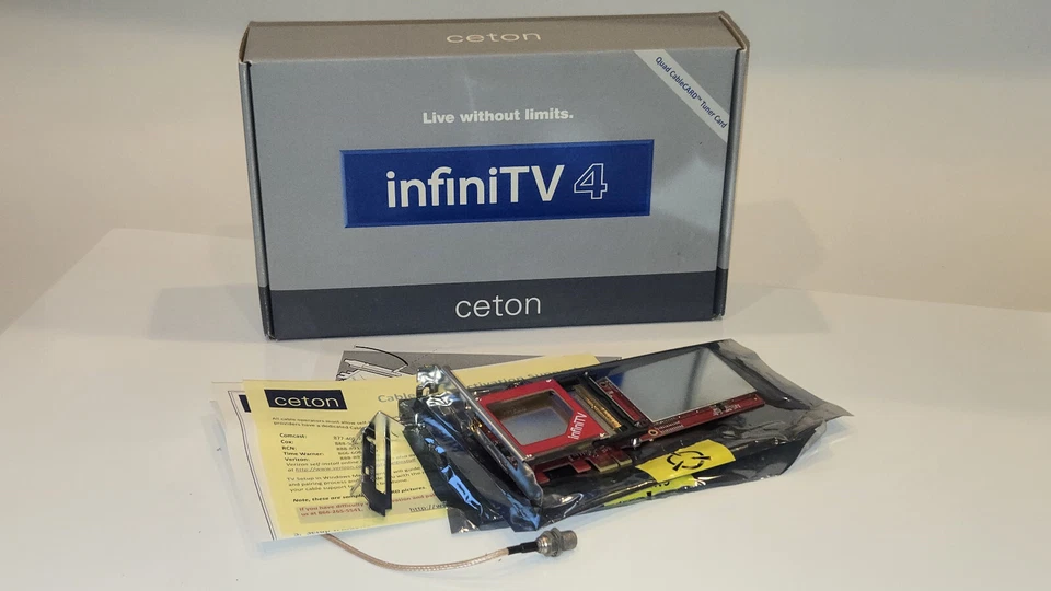Ceton InfiniTV 4 - 4 通道内置有线卡电视调谐器 - PCIe — 第 1/1 张图片