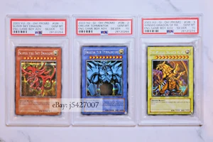 Yugioh PSA 10 GBI-001 GBI-002 GBI-003 Slifer Obelisk Ra / Secret Rare - Picture 1 of 1