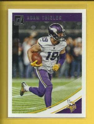 Adam Thielen 2018 Panini Donruss Card # 174  Minnesota Vikings Football WR - Image 1 of 2