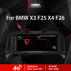 Multimedia 8,8" Android 10 4+64G Qualcomm ocho núcleos para BMW X3 F25 X4 F26... - Imagen 1 de 5