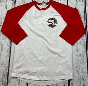 Nike Shirt Youth Medium White Red Short Sleeve Half Sleeve Graphic Tee Boys - Picture 1 of 16