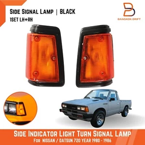 Black Front Corner Turn Signal Lamp Light For Nissan Datsun 720 Pickup 1979-1986 - Picture 1 of 6