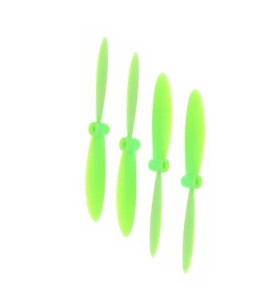 Hubsan X4 H107D Green Propeller Blades Props Rotor Set 55mm Propellers - Picture 1 of 2