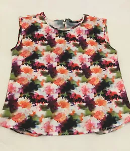 Golddigga Ladies Uk 8 Summer Floral Top  New With Back Details - Picture 1 of 5