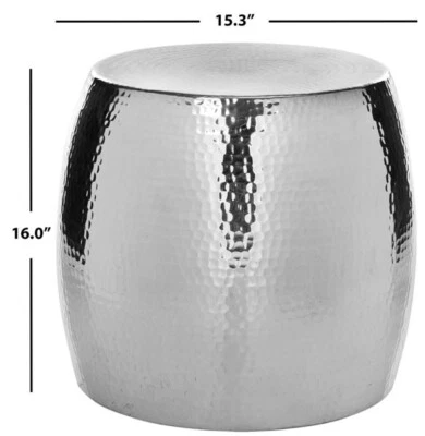 Taburete martillado redondo Safavieh vanadio, precio reducido 2172714993 FOX5504A Foto 1 de 4