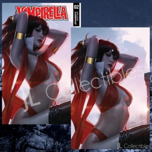 š„ VAMPIRELLA #2 JEEHYUNG LEE EXCLUSIVE TRADE + VIRGIN VARIANT SET NM! - Picture 1 of 3