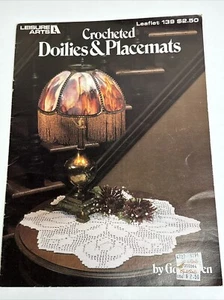Leisure Arts Doilies & Placemats Leaflet 139 Crochet Pattern - Picture 1 of 17