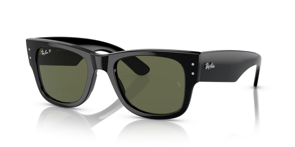 Ray-Ban RB0840S Mage Wayfarer 51mm Classic Unisex Sunglasses - Green G-15 Lens