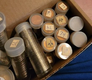 Lincoln Memorial Cent Choice/Gem Bu 1974-P rollo en tubo - Imagen 1 de 1