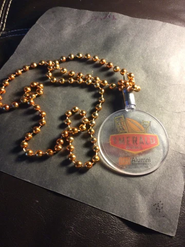 Oregon State Alumni Association Beavers Football Fans Necklace 2007 Emerald Bowl Cover