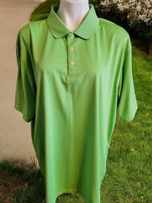 Polo de golf BOLLE Tech talla 2XL verde manga corta para hombre Foto 1 de 4