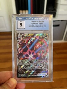 CGC 9 MINT Eternatus VMAX SWSH045 Black Star Promos Premium Collection Pokemon - Picture 1 of 1