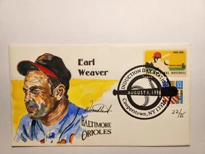 Earl Weaver, Cover, Hall of Fame, Baltimore Orioles, MLB, H/P, 1996 - Picture 1 of 2