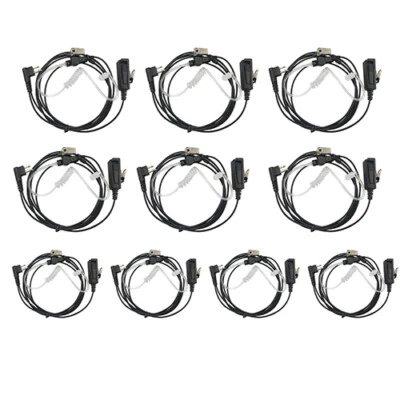 10X Surveillance Kit Earpiece For CLS1410 CLS1110 DTR410 PR400 RDU4100 RDU4160D - Image 1 of 4