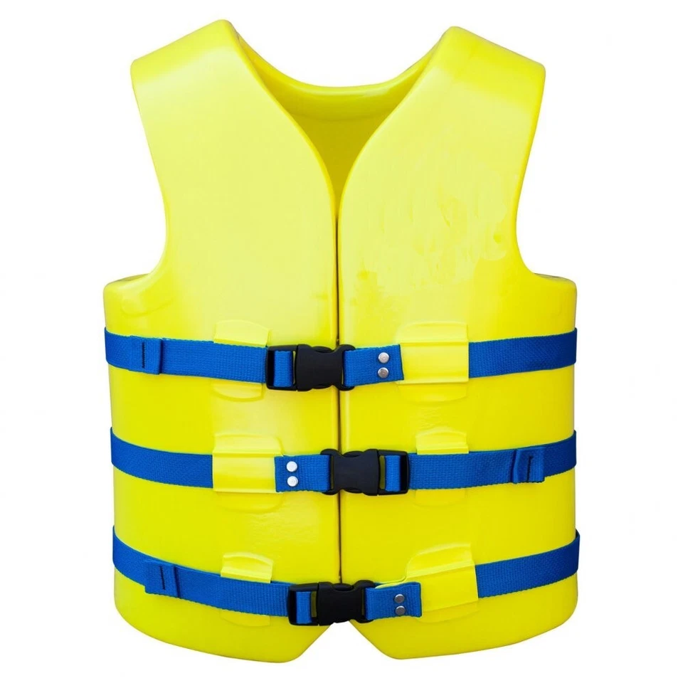 Texas Recreation Adult Swimming Pool / Pond / Lake Life Vest - Yellow - Large