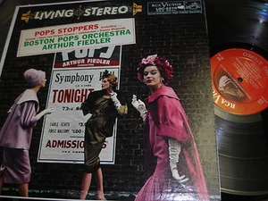 ARTHUR FIEDLER RCA VICTOR LIVING STEREO LP LSC-2270 POPS STOPPERS 1S/1S - Picture 1 of 2