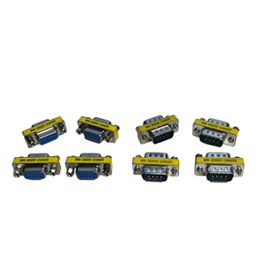 Gender Changer RS232 Serial Cable Coupler Adapters DB9 9 Pin Fe-Fe M-M 8 Each - Picture 1 of 3