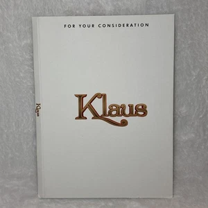 Klaus Netflix For Your Consideration Promo Screener FYC 2019 Blu-ray (NOT DVD) - Picture 1 of 4