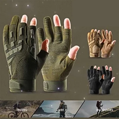 Cycling Tactical Gloves Motorcycle Gloves Climbing Training Anti Slip Protection - image 1 of 4