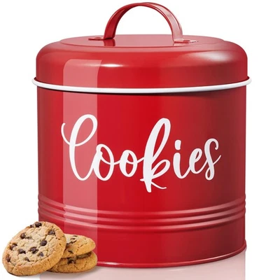 Farmhouse Cookie Jar for Kitchen Counter, 1 Gallon Vintage Cookie Jar with Ai... - Image 1 of 4