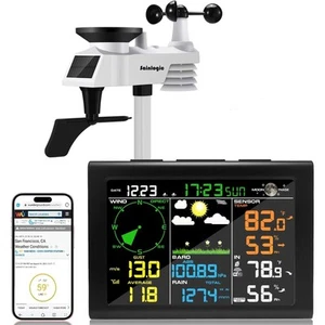 Professional WiFi Weather Station with Outdoor Sensor, Internet Wireless Weat... - Picture 1 of 7