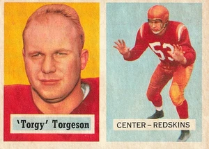 TORGY TORGESON 1957 TOPPS FOOTBALL #12 - Picture 1 of 2