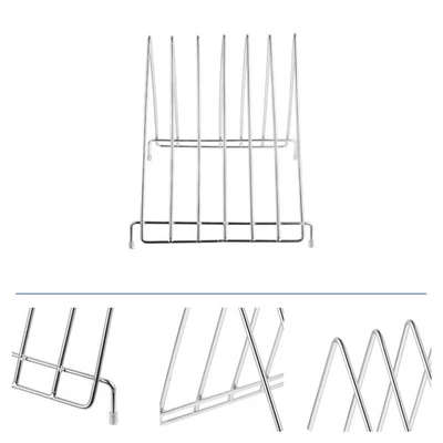 1 PC semplice Rust-Rust-Kitchen Support non slip di drenaggio non slip (argento) - Immagine 1 di 4