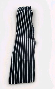 Pantalones para mujer Forever 21 elásticos blancos y negros a rayas verticales talla M - Imagen 1 de 4