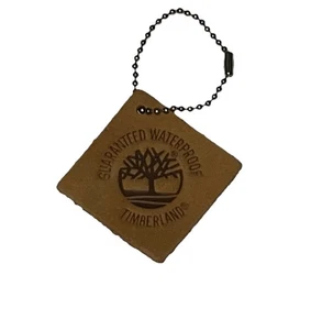 Timberland Original Cuero Trigo Logo Zapato Etiqueta Colgante - 1.5"x 1.5" - Imagen 1 de 2