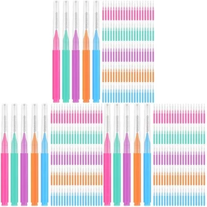 3 Count Tooth Flossing Brush Portable Interdental Sink Cleaning between - Picture 1 of 12