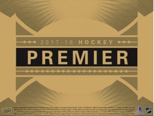 2017-18 Upper Deck Premier Hockey Sealed Hobby Box - Free Shipping