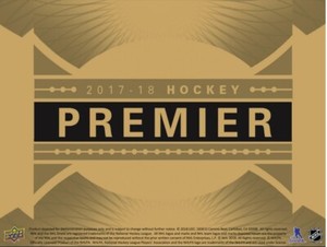2017-18 Upper Deck Premier Hockey Sealed Hobby Box - Free Shipping