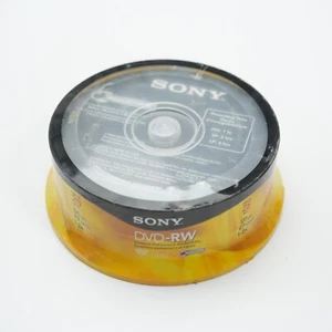 Sony DVD-RW 4.7GB 120Min 1x-2x Blank Rewritable Discs 25-Pack New Factory Sealed - Picture 1 of 1