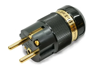 IeGO 8085-Au Pure Copper Hi-End SCHUKO Power Plug - Picture 1 of 1