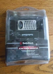 Radio shack 175 watt DC to AC slim power inverter. New in box. never used - Photo 1/8