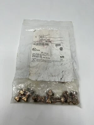 (10 Pack) Burndy KS17 Servit Split-Bolt, 8 Str. - 6 Sol. Copper Run and Tap - Image 1 of 4