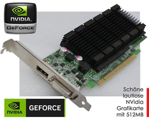 Silent Perfect 512MB Office 3D Graphics Card Nvidia GeForce 405 PCI-E x16 GF4 - Picture 1 of 5