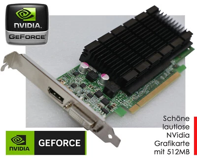 Silent Perfect 512MB Office 3D Graphics Card Nvidia GeForce 405 PCI-E x16 GF4 - Image 1 of 4