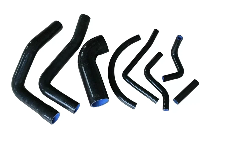 Radiador y manguera de admisión de aire de silicona negra diésel Fit Toyota Land Cruiser HJ60 2H Foto 1 de 4