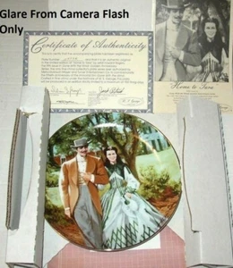 Gone With The Wind Home To Tara Collector Plate WL George Howard Rogers, EUC - Picture 1 of 6
