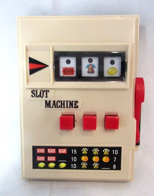 VTG 1970's Slot Machine Handheld Electronic Game Radio Shack for Parts or Repair - Image 1 of 4