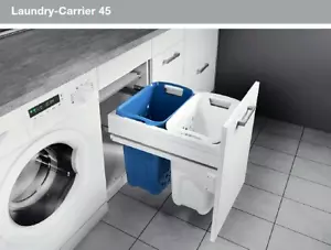 Laundry Hamper - Hailo Laundry basket -Carrier 450 - with full extension - Bild 1 von 9