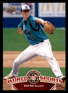 2010 Upper Deck World of Sports Brad Holt    #131 UNC Wilmington