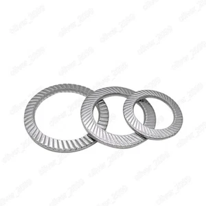 Rondelle di sicurezza seghettate in acciaio inox 304 M2,5 M3 M4 M5 M6 M8 M10 M12 M20 M30 - Foto 1 di 6
