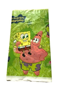 Cubierta de mesa de plástico para niños fiesta de cumpleaños mantel decoraciones Bob Esponja - Imagen 1 de 1