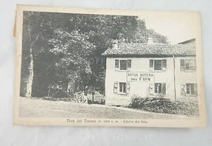 CARTOLINA FOTO PIAN DEL TIVANO OSTERIA DEL FUIN COMO SORMANO 1928 - Foto 1 di 2